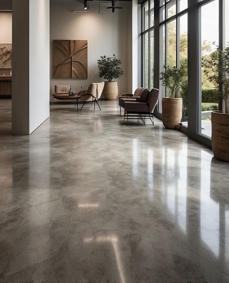 polished concrete floors